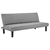 Sarantino 3 Seater M 2620 Modular Linen Sofa Bed Couch - Dark Grey