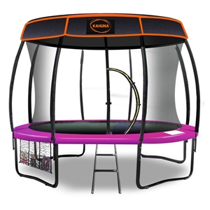 Kahuna Trampoline 14 ft with Roof - Pink
