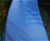 12ft Trampoline Replacement Safety Pad and Net Round 12 Poles Blue