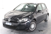 Unreserved 2010 Volkswagen Golf 77TSI A6 Automatic Hatchback