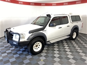 Unreserved 2008 Ford Ranger XL 4x4 Crew Cab PJ T/Dsl Auto