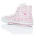 Converse Women's Women's White/Red Checked High Top Trainers