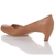 Jil Sander Women's Biscuit Leather Low Court Shoes 5cm Heel