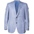 CANALI Men`s Sports Jacket, Size 50 EU/ 40 UK, Wool/ Silk /Linen, Light Blu