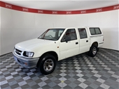 Unreserved 1999 Holden Rodeo LX R9 Manual Dual Cab