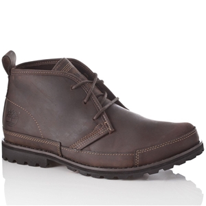 Timberland Men's Brown Leather Logo Boot