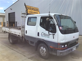 1998 Mitsubishi Canter FE647 500&#47;600 4 x 2 Cab Chassis Truck