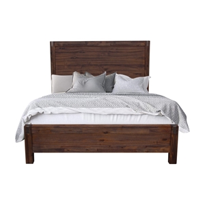 Bed Frame King Size in Solid Wood Veneer