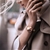 SK Women Fashion & Elegant watch Miyota Brown & Gold Leather Bracelet