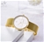 SK Women Fashion & Elegant watch Miyota SS Gold Bracelet SK0105 G