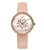 SK Women Fashion & Elegant watch Miyota Pink Leather Bracelet SK0113 Pink