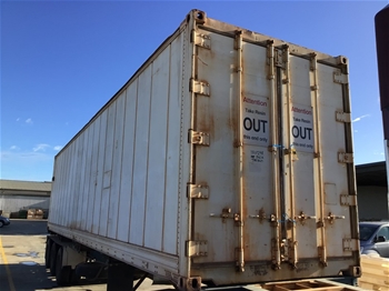 40 ft Hi-Cube Container , Full lenght pallet rollers &#38; Double ended Dual doors