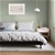 Artiss Queen Bed Base Frame Mattress Platform Fabric Wooden Charcoal TOMI