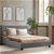 Artiss Queen Size Bed Frame Base Mattress Platform Fabric Wooden Grey VAN