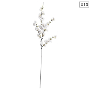 SOGA 10x Artificial Silk Flower Fake Che