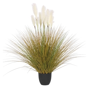 SOGA 137cm Artificial Potted Reed Bulrus