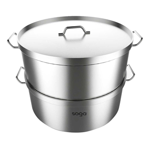 SOGA Food Steamer 32cm Commercial 304 To