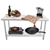 SOGA 2-Tier Commercial Kitchen S/S Prep Work Bench Table 120*70*85cm