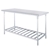 SOGA Commercial Catering Kitchen S/S Prep Work Bench Table 150*70*85cm
