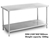 1500x800x800mm Stainless Steel Double-Layer Workbench