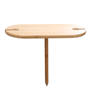 Sherwood Bamboo wine table with screw-in