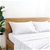Natural Home Organic Cotton Sheet Set King Bed WHITE