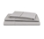 Natural Home Organic Cotton Sheet Set Double Bed SILVER