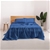 Natural Home 100% European Flax Linen Sheet Set - Deep Blue - King Single