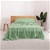 Natural Home 100% European Flax Linen Sheet Set - Sage - King Single Bed