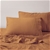 Natural Home 100% European Flax Linen Sheet Set - Rust - Queen Bed