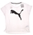 2 x Women's PUMA Dive Cat Logo Active T-Shirts, Size L, White. Buyers Note