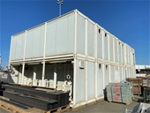 12x Container 30' Frames with Part Walls - For Sale