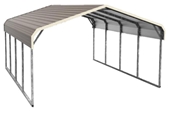 Unused Transportable Steel Carport Shelters H/D DIY Kits