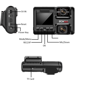 Secure1st 4K dual dash camera (interior+
