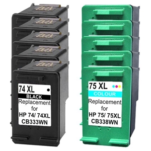 HP74XL Compatible Inkjet Cartridge Set #