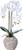 DECOR VILLA Artificial Orchid, 70cm Height, White.