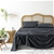 Natural Home Tencel Sheet Set Super King Bed CHARCOAL
