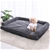 Charlie’s Pet Corduroy Sofa Bed - Charcoal Large 120 x 89 x 26cm