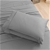 Serene Bamboo Cotton Sheet Set DOVE GREY Single Bed