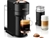 NESPRESSO Vertuo Next & Aeroccino Coffee Machine, Silver. NB: Minor use, ma