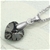 Silver Graphite Colour Heart Charm Necklace with Swarovski® Crystal