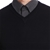 Calvin Klein Collection Men's Navy Classic Wool V-Neck Jumper