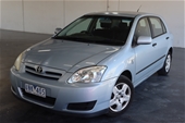 Unreserved 2005 Toyota Corolla Ascent ZZE122R Manual 