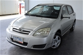 Unreserved 2006 Toyota Corolla Ascent ZZE122R AT Hatchback