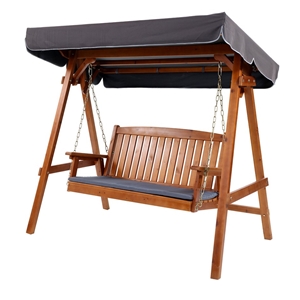 Gardeon Wooden Swing Chair Garden Bench 