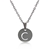 Personalized Letter 'C' Stainless Steel Necklace with 20" Chain