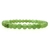 6mm Natural Light Green Flower Jade Gemstones Crystal Bracelet
