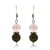 Gorgeous Labradorite & Rose Quartz Drop Earrings