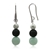6-10mm Turquoise, Green Aventurine & Malaysia Jade Gemstone PPDrop Earrings