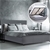Milano Lux Gas Lift Bed w/ Headboard (Model 1) - Grey No.28 - King Single